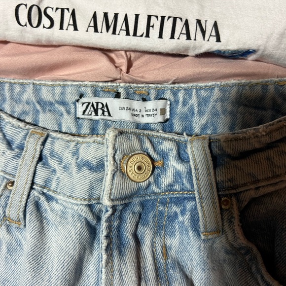 ZARA Light Blue Denim Jeans - Picture 4 of 7